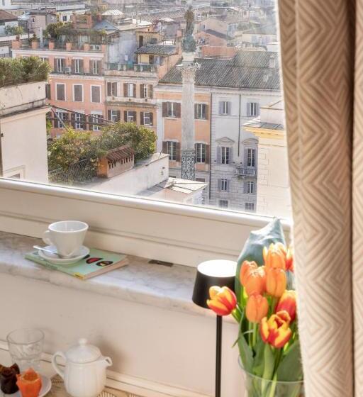 חדר סופריור עם נוף, Scalinata Di Spagna