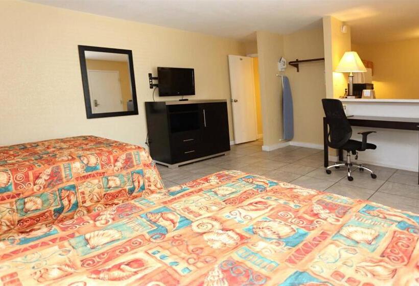 스탠다드 룸 더블 침대 2개, Blue Marlin Motel