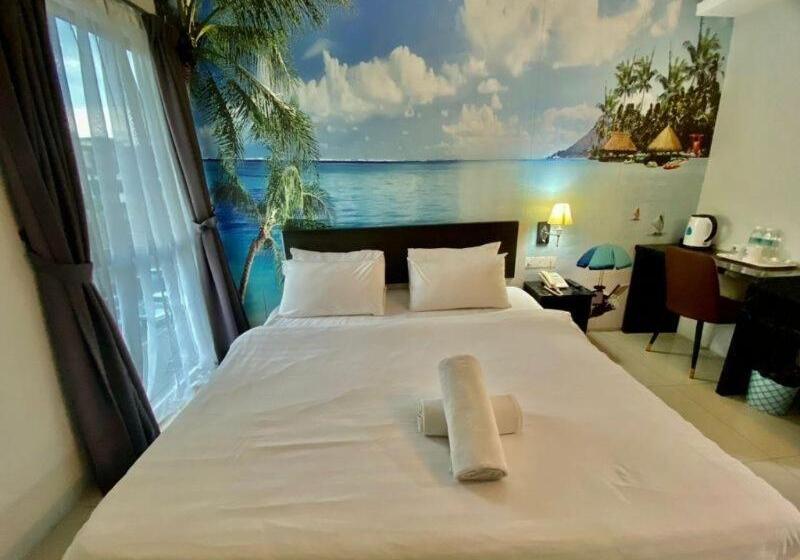 带大床的豪华间, Best View Hotel Sunway Mentari