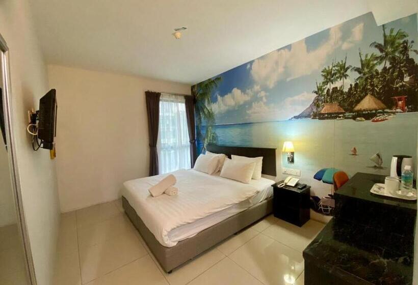 带大床的豪华间, Best View Hotel Sunway Mentari