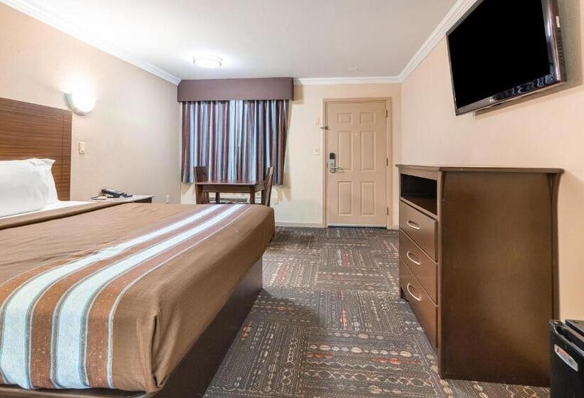 장애인을 위한 킹사이즈 침대 스탠다드 룸, Americas Best Value Inn I 45 / Loop 610