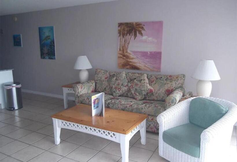 غرفة عائلية مطلّة علي البحر, Turtle Crawl Inn  Longboat Key