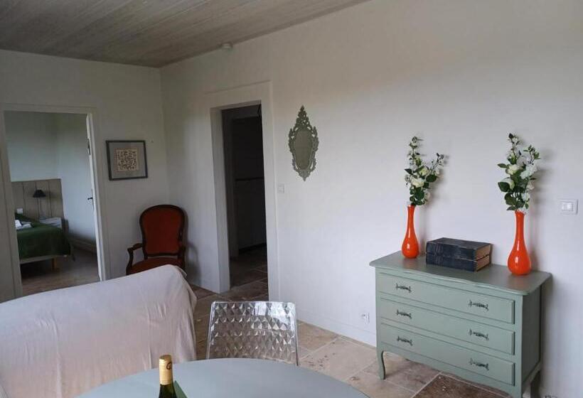 اتاق استاندارد چهارنفره با چشمانداز باغ, Domaine L Esprit D Antan