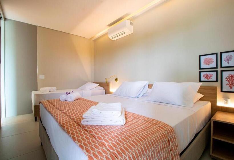 침실 1개 디럭스 아파트, Ipioca Beach Resort Maceió
