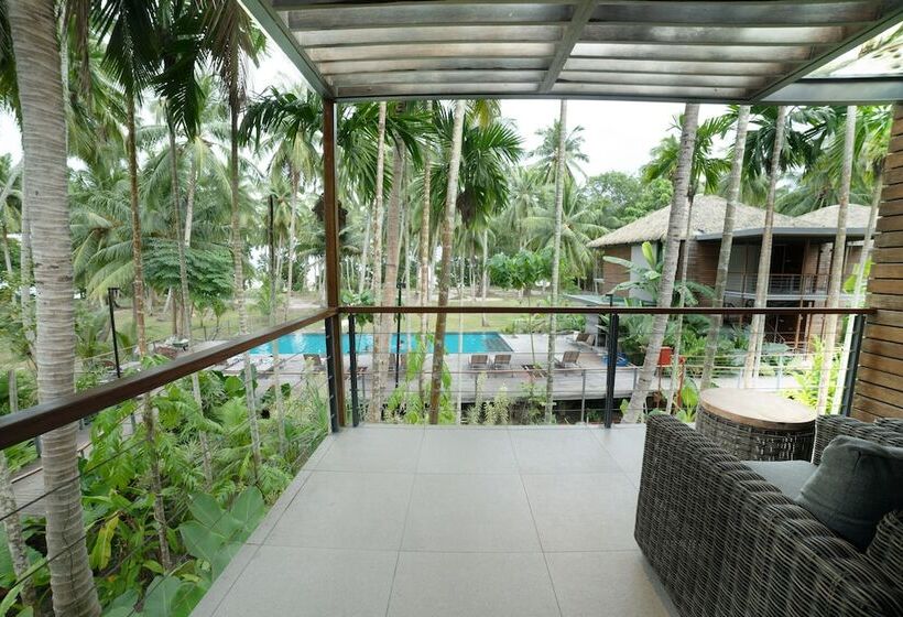 غرفة قياسية مطلّة علي البحر مزوَّدة بشُرفة, Tilar Siro Andamans   A Cgh Earth Experience