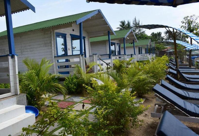 オーシャンビューデラックスルームバルコニー付き, Agonda Island View