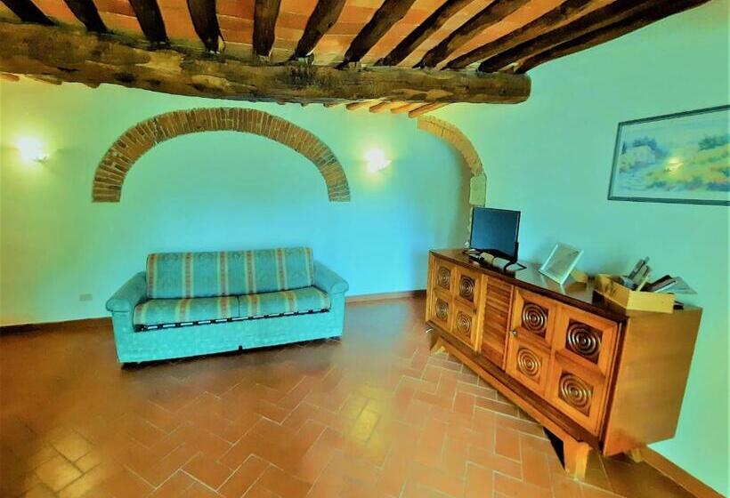 דירת חדר נוף לבריכה, Agriturismo I Ceppi