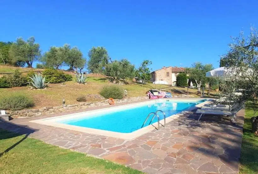 庭の見える1ベッドルームアパートメント, Agriturismo I Ceppi