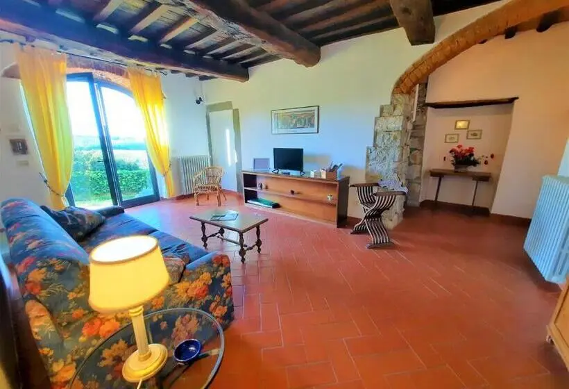 庭の見える1ベッドルームアパートメント, Agriturismo I Ceppi