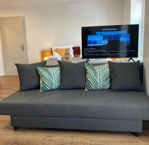 １階の１ベッドルームアパートメント, Motel55   Nettes Hotel Mit Self Check In In Villach, Warmbad
