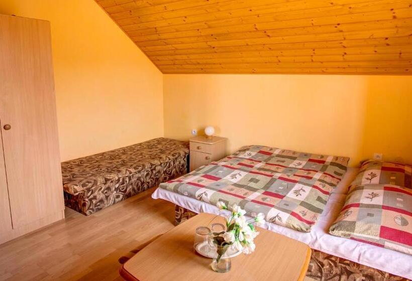 اتاق استاندارد چهارنفره با بالکن, Penzión Janega