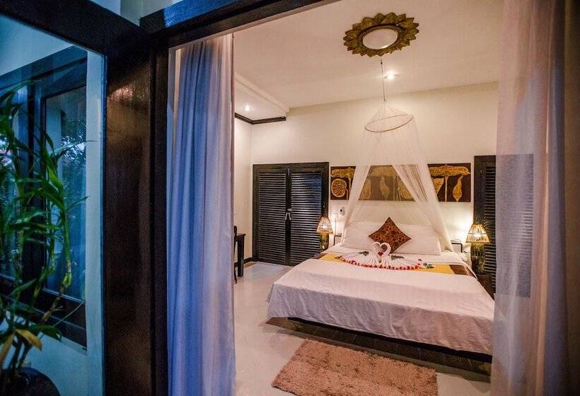 キングサイズベッドのスーペリアルーム, The Sanctuary Villa Battambang