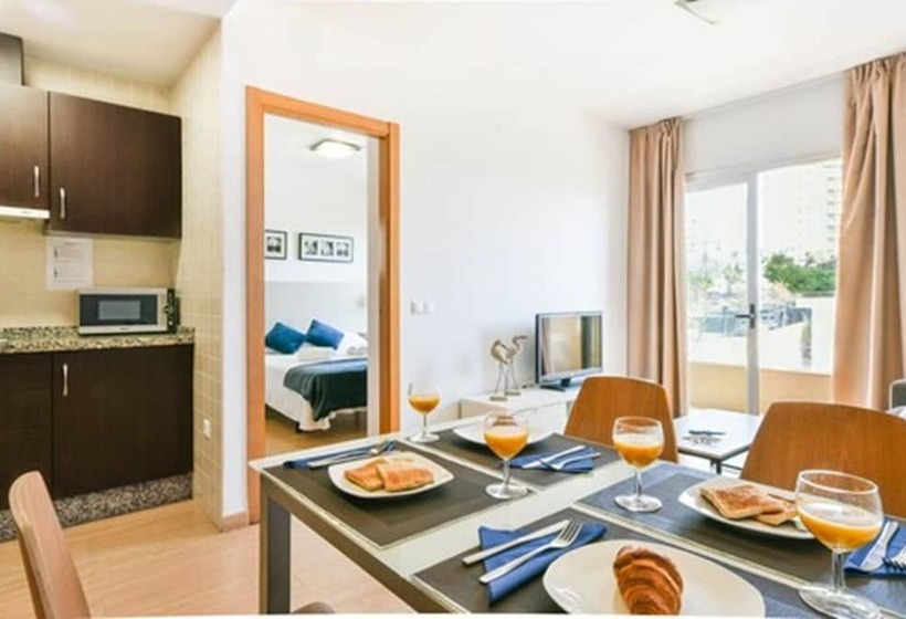 Апартаменты 1 Спальня Боковой Вид на Море, Vegasol Playa A.t