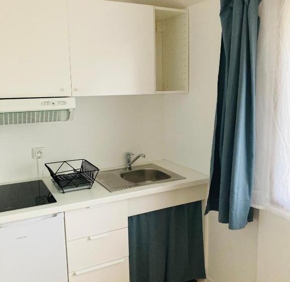 庭の見える１ベッドルームアパートメント, Residence Thibaud