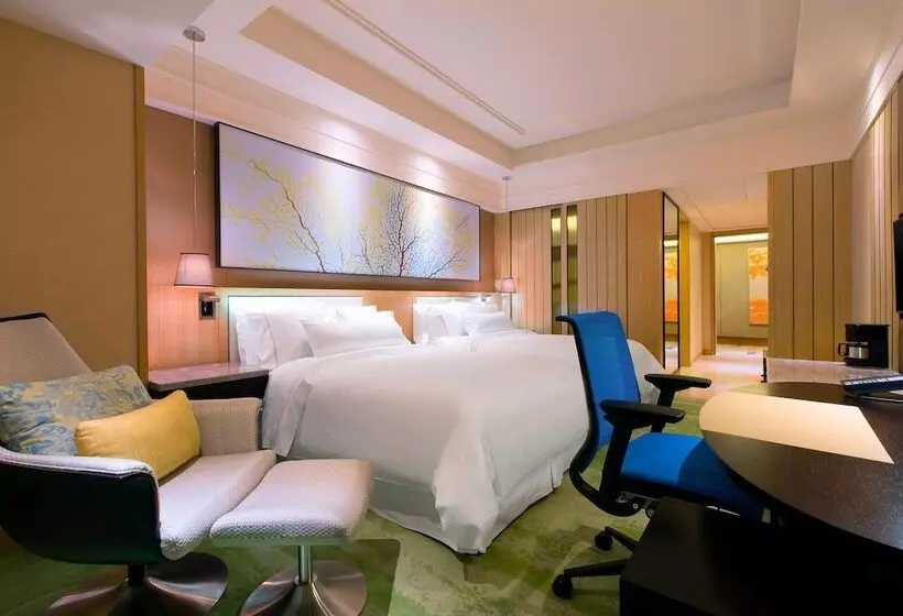 ２ダブルベッドのスタンダードルーム, The Westin Qingdao   Instagrammable