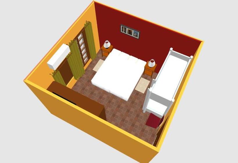 이코노미 쿼드러플룸(공용 화장실), Hostal Lo De Ramona