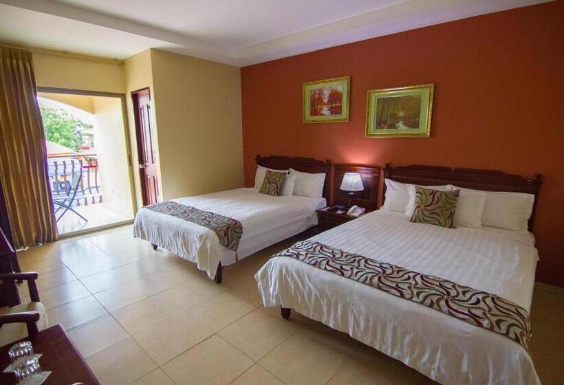 غرفة بريميوم مزودة بشُرفة, Gran Hotel Azuero