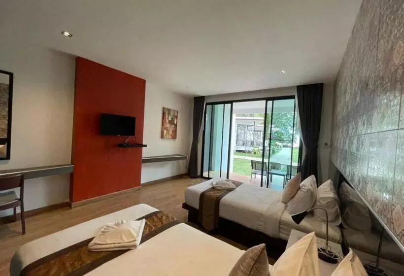 Standard-huone Puutarhanäkymä, Prasarnsook Villa Beach Resort