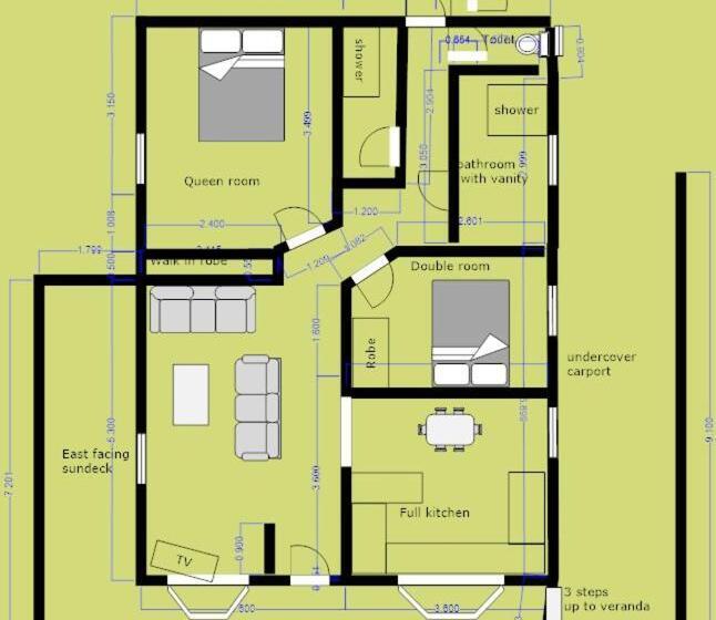 침실 1개 주택, Starline Alpacas Farmstay Resort