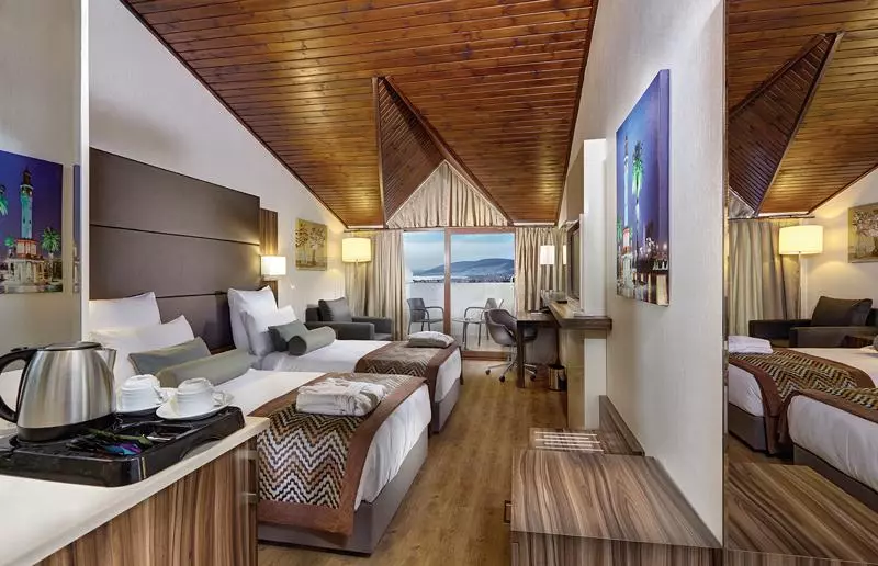 オーシャンビュースタンダードルーム, Ramada Resort By Wyndham Akbuk All Inclusive