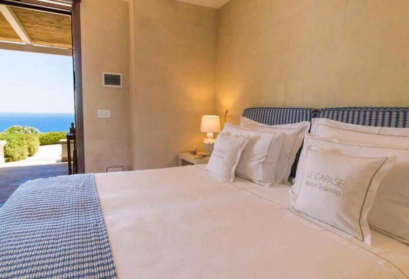 Tengerre Néző Deluxe Szoba, Le Capase Resort Salento