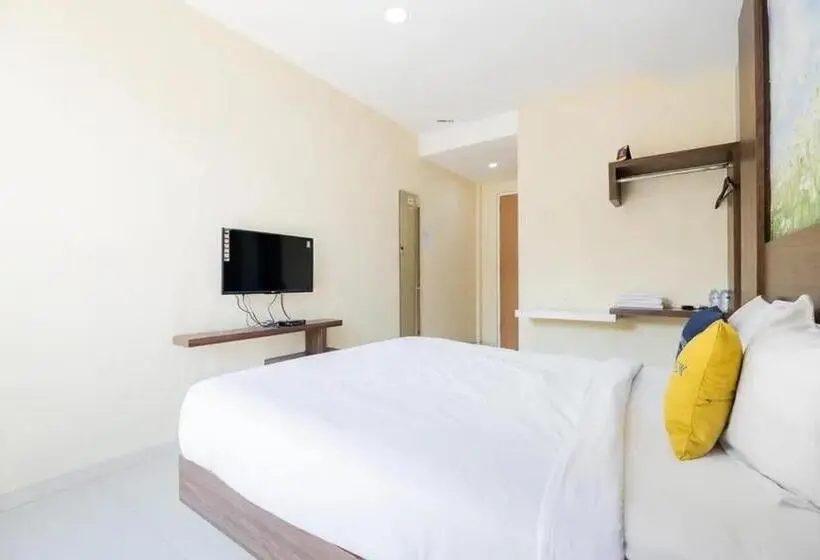デラックスルーム, Urbanview Hotel Omah Anin Batu By Reddoorz