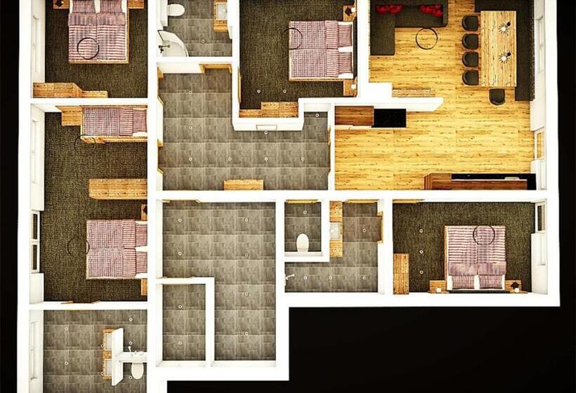 침실 1개 디럭스 아파트, Schönachhof