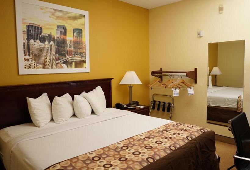 스탠다드 룸 킹사이즈 침대, Halsted Inn And Suites Harvey   Chicago Southland