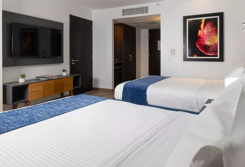 اتاق استاندارد با 2 تخت دوبل, Wyndham Guayaquil, Puerto Santa Ana