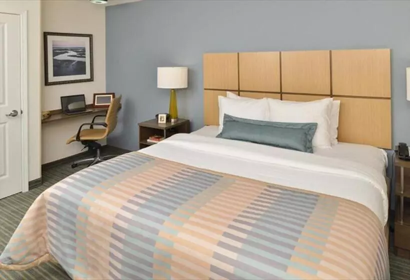 身障者適用キングサイズベッドルーム, Candlewood Suites Houma, An Ihg