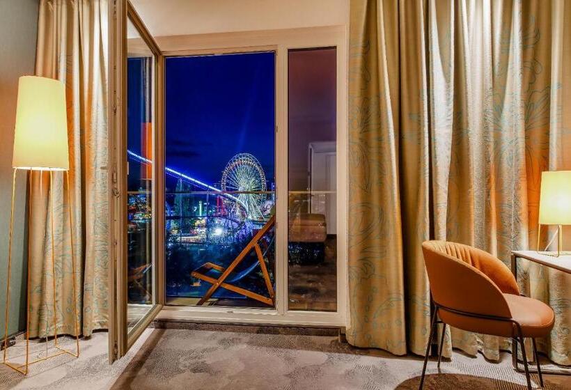 标准间带阳台, Motel One Wien Prater