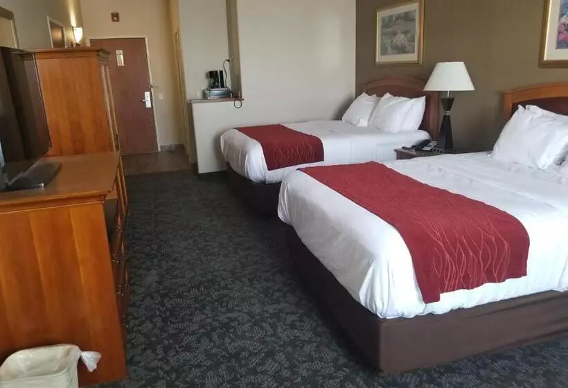 ２ダブルベッドのスタンダードルーム, Comfort Inn & Suites I 25 Near Spaceport America