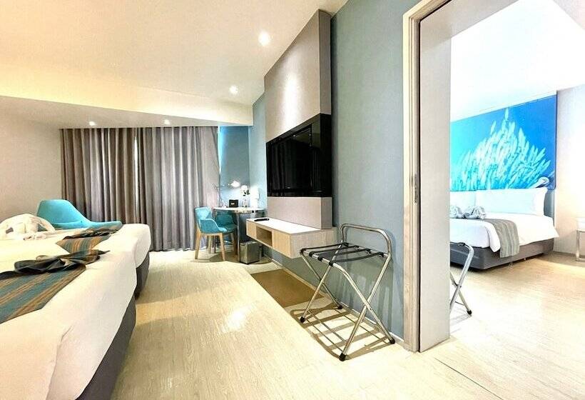 חדר משפחתי מקשר, Kudos Parc Pattaya