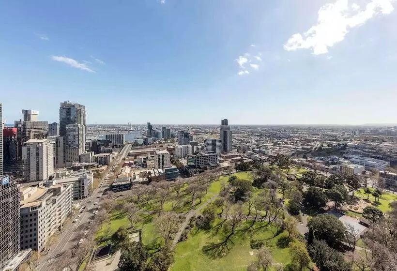 １ベッドルームアパートメント, Oaks Melbourne On William Suites