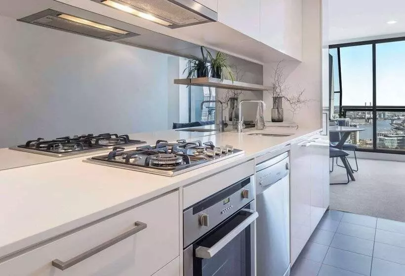 １ベッドルームアパートメント, Oaks Melbourne On William Suites