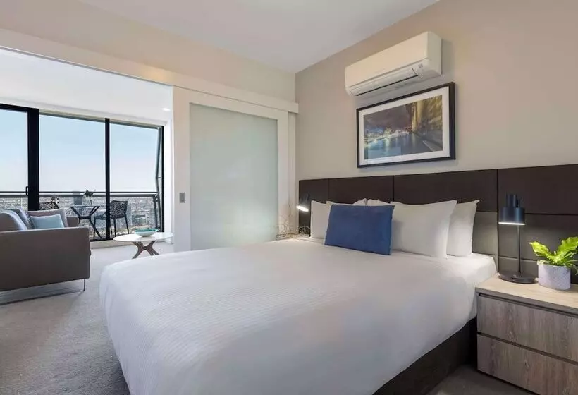 １ベッドルームアパートメント, Oaks Melbourne On William Suites