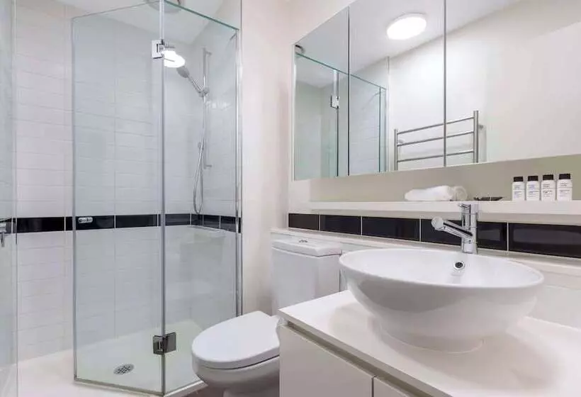 ２ベッドルームのエクゼクティブアパートメント, Oaks Melbourne On William Suites