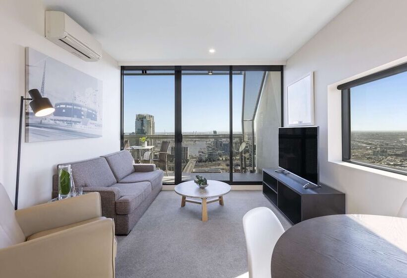 2 베드룸 이그제큐티브 아파트, Oaks Melbourne On William Suites
