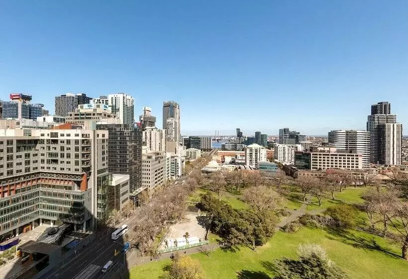 １ベッドルームアパートメント, Oaks Melbourne On William Suites