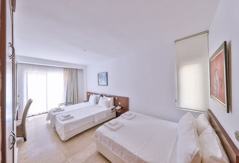 غرفة قياسية رباعية ذات إطلالة جانبية على البحر, Gardenia