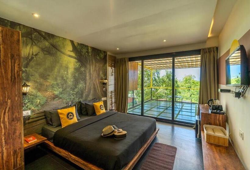 חדר דלוקס עם מרפסת, Amazonika Boutique Resort