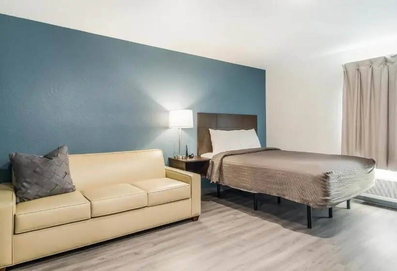 اتاق استاندارد با تخت دو نفره بزرگ برای معلولان, Woodspring Suites Concord Charlotte Speedway