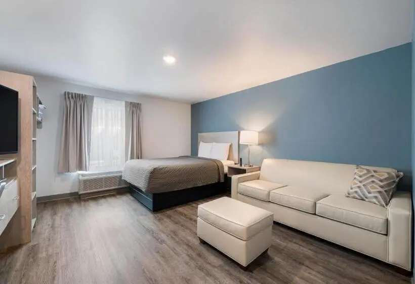 اتاق استاندارد با تخت دو نفره بزرگ برای معلولان, Woodspring Suites Concord Charlotte Speedway