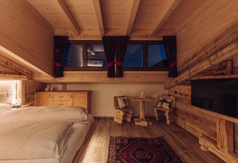 חדר סטנדרט נוף להרים, Malga Ces