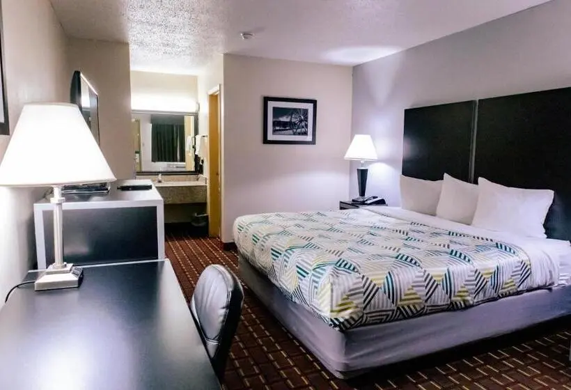 キングサイズベッドのスタンダードルーム, Motel 6 Nacogdoches, Tx
