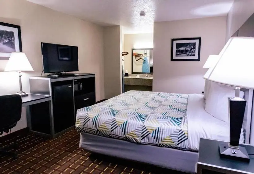 キングサイズベッドのスタンダードルーム, Motel 6 Nacogdoches, Tx
