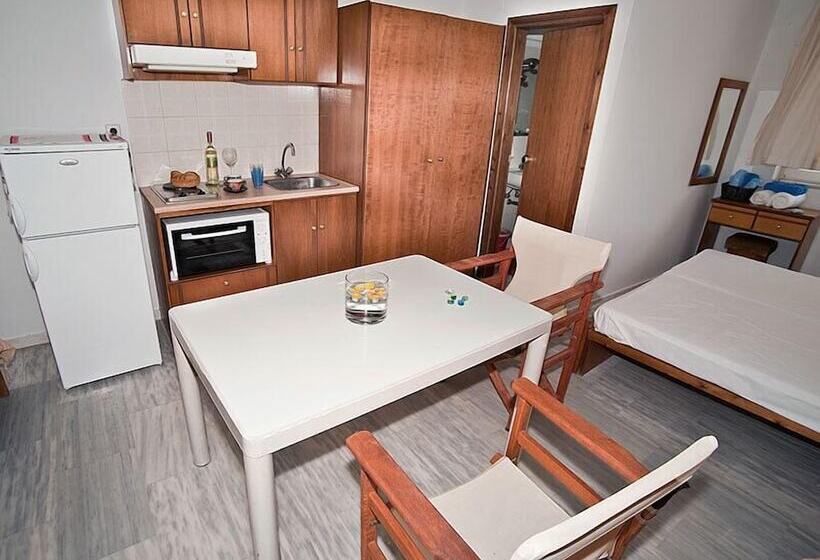 サイドオーシャンビューのスタンダードワンルーム, Marathakis Apartments