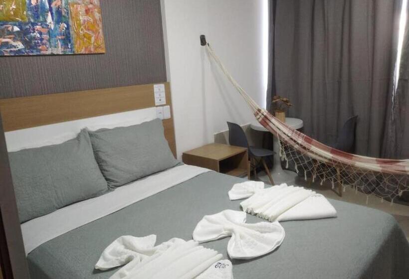 침실 1개 발코니 아파트, Praia Dos Carneiros Flat Hotel Lindo Apto 302