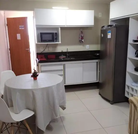 バルコニー付き１ベッドルームアパートメント, Praia Dos Carneiros Flat Hotel Lindo Apto 302