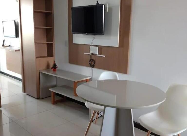 침실 1개 발코니 아파트, Praia Dos Carneiros Flat Hotel Lindo Apto 302